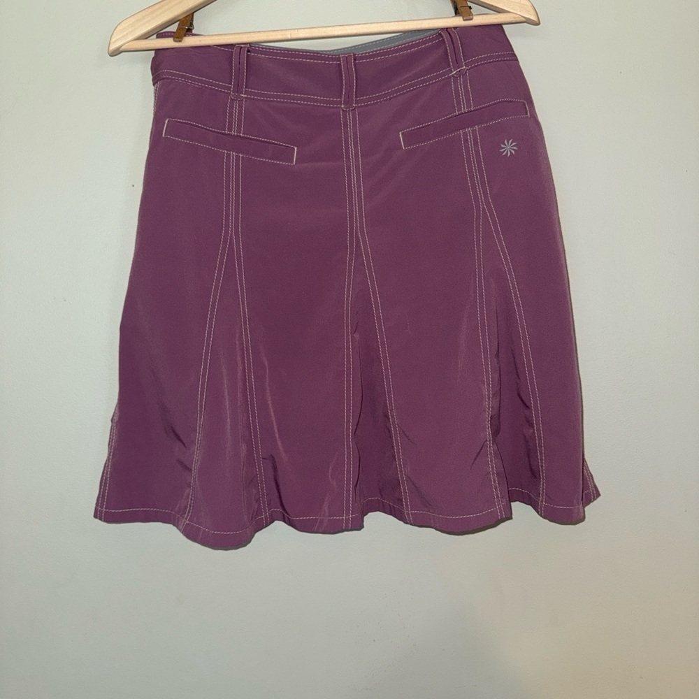 Athleta Elegant A-Line Skirt in Plum Size 6 - Picture 4 of 11